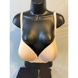 Hanes Nude Womens Plus Size 2X 2Xl Underwire Full Coverage Bra Push Up D Cup